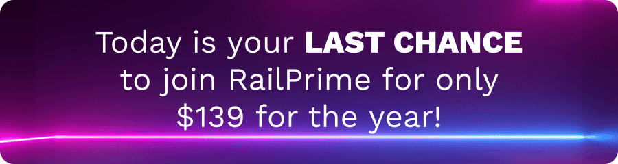 Join RailPrime for just $139