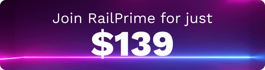 Join RailPrime for just $139